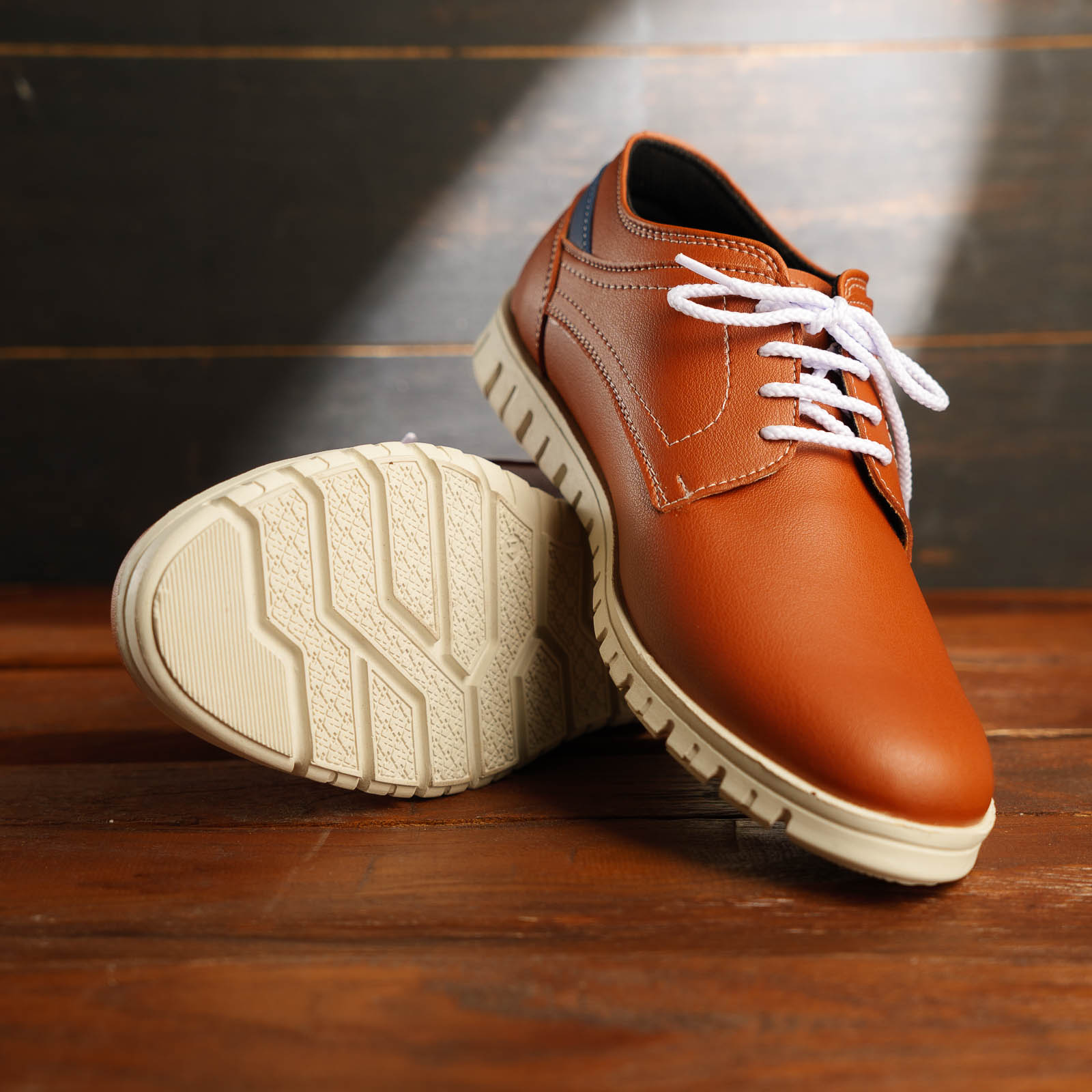 Paulmay Sepatu Sneakers Pria Modena Tan Paul May