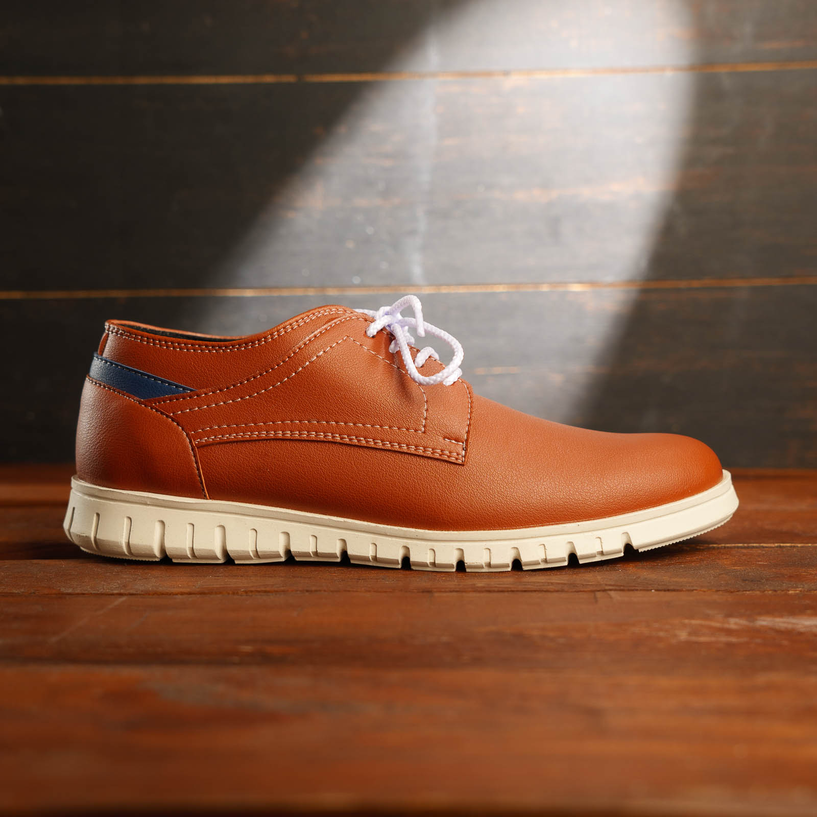 PAULMAY Sepatu Sneakers Pria Modena 45 Tan Paul May